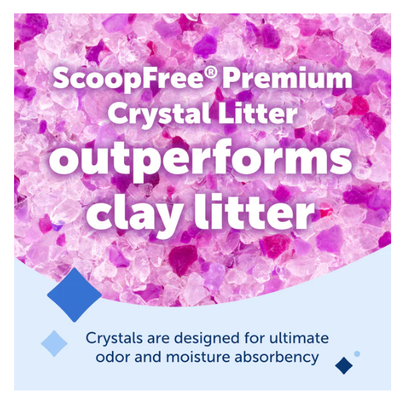 PetSafe ScoopFree Premium Lavender Crystal Cat Litter 8 lb