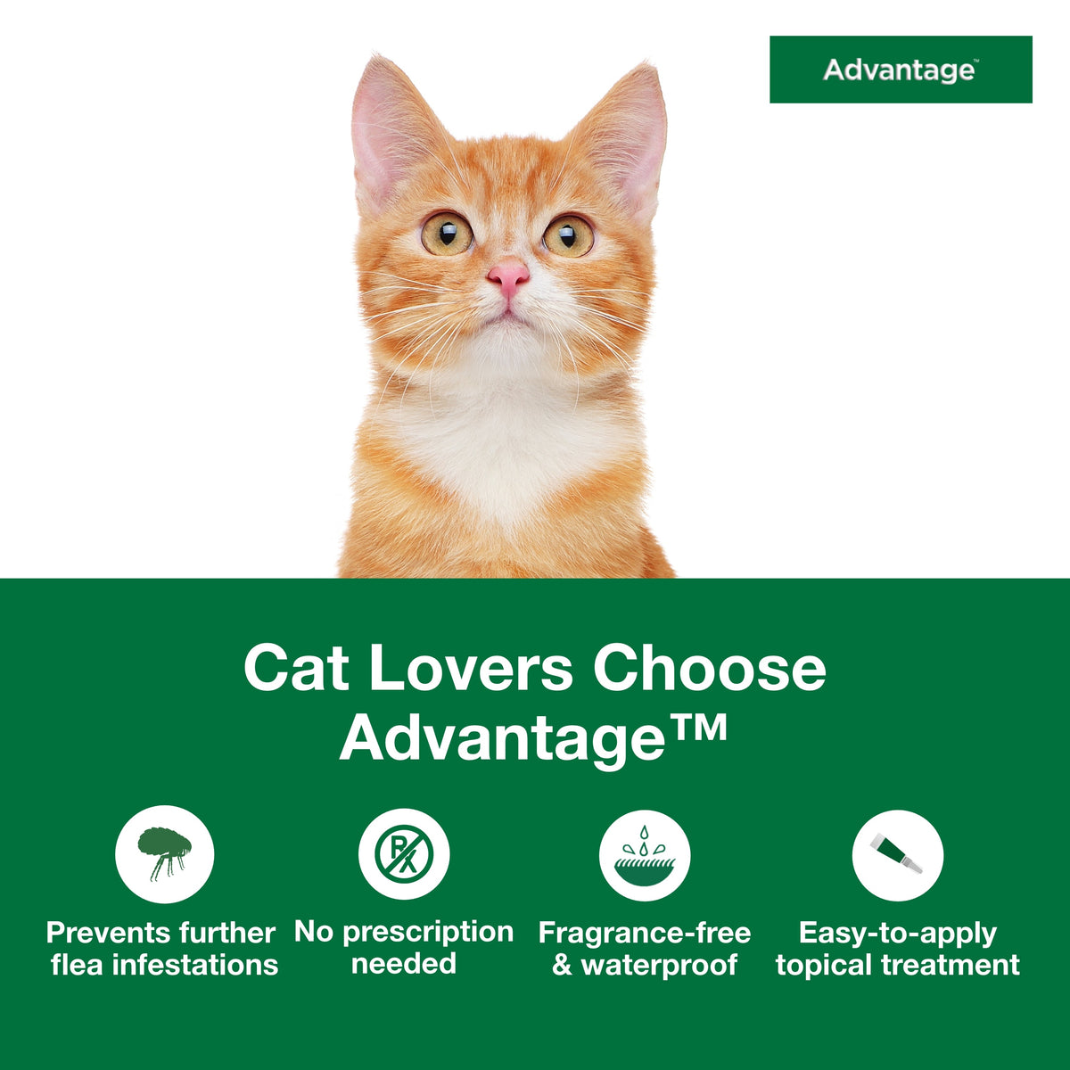 Advantage II Topical Flea Treatment for Small Cats