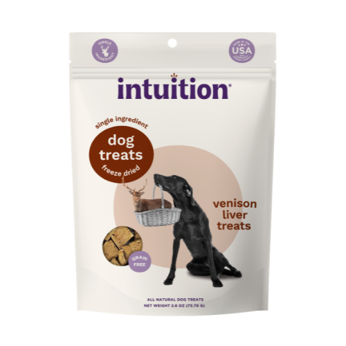 Intuition Freeze-Dried Venison Dog Treats 2.6 oz