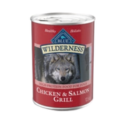 Blue Buffalo Wilderness High Protein Salmon & Chicken Grill Grain-Free Canned Dog Food