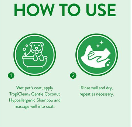 Tropiclean Gentle Coconut Hypo-Allergenic Shampoo For Puppies 20 oz