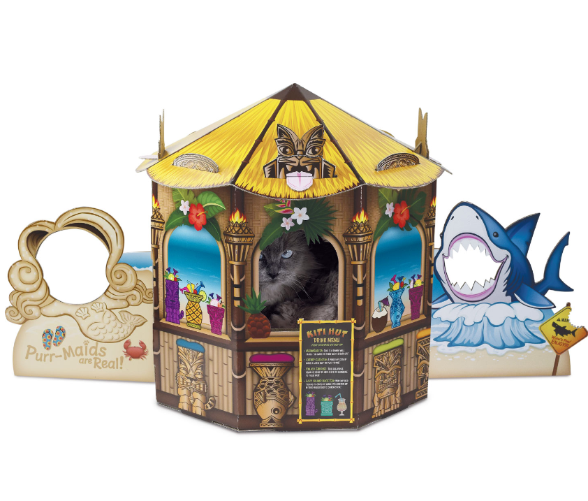 Royal Pet HAPPYCAT Tiki Hut Cat Scratcher