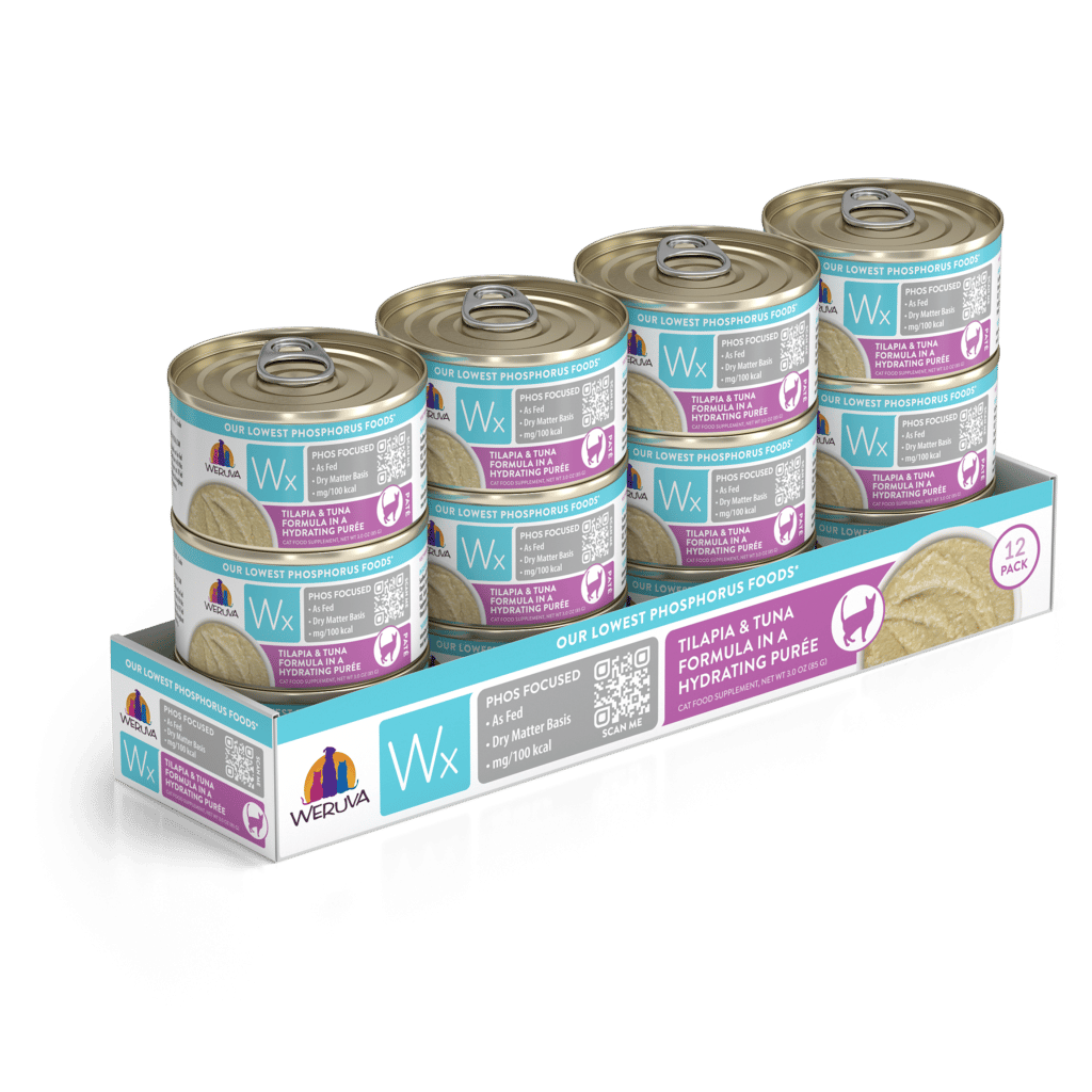 Weruva Wx Low Phosphorus Tilapia & Tuna Formula in a Hydrating Puree Wet Cat Food
