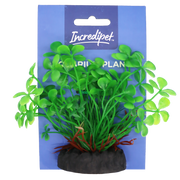 Incredipet Plastic Clover Aquarium Plant, Green 4 in