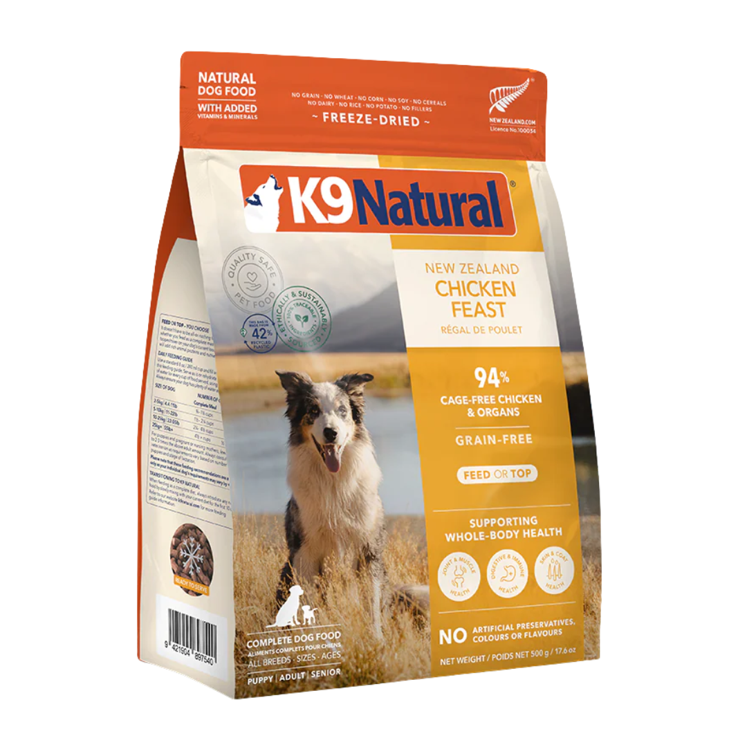 Natural Pet Food Chicken Feast Freeze-Dried Dog Food 17.6 oz