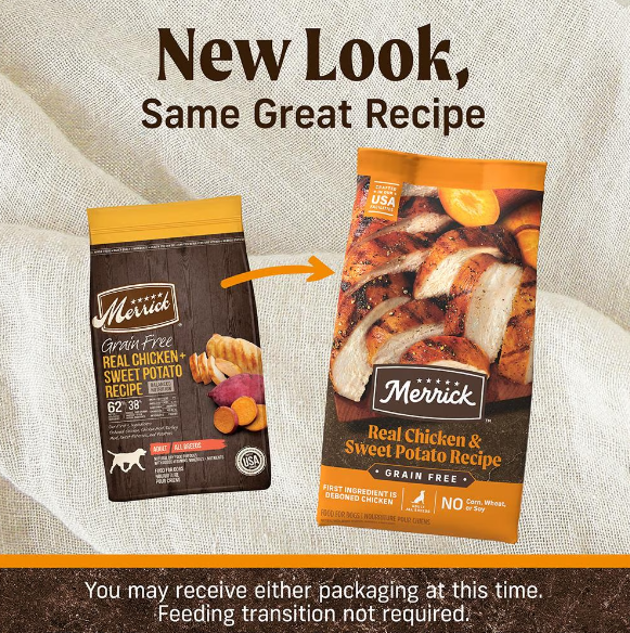 Merrick Grain-Free Adult Real Chicken & Sweet Potato Recipe Dry Dog Food