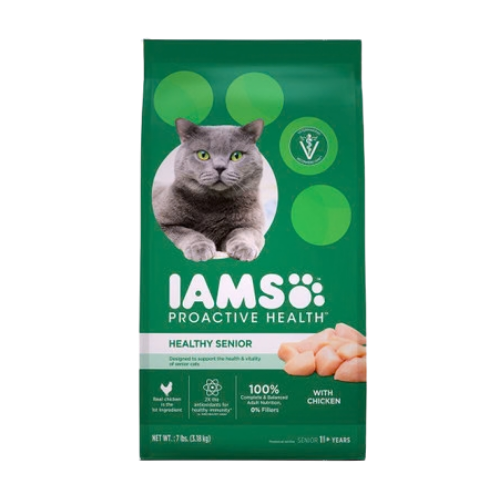 Iams Proactive Health Healthy Senior Dry Cat Food 7 lb