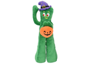 Multipet Halloween Gumby with Witch Hat Plush Dog Toy 11.5 in
