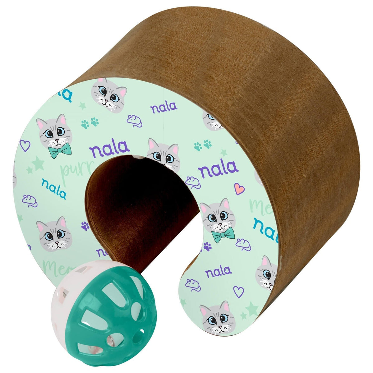 Nala Modular Track with Ball Corrugate Interactive Cat Toy