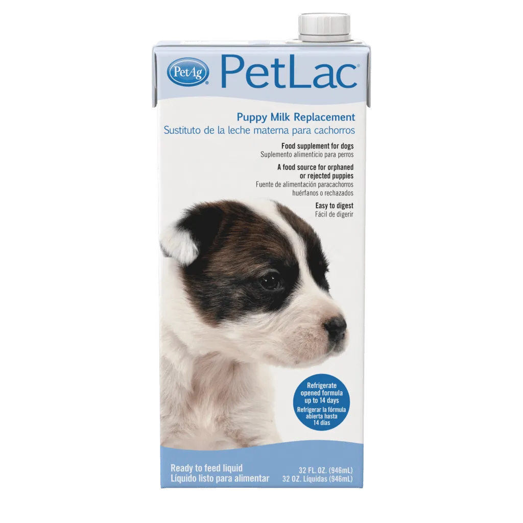 Petag PetLac Liquid for Puppies Ready-to-Feed Milk Replacer 32 oz