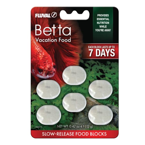 Fluval Betta Vacation Slow-Release Food Blocks 6 pk