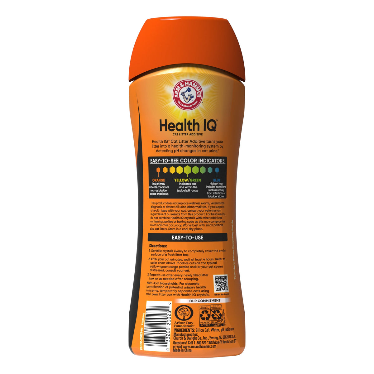Arm & Hammer Litter Health IQ Cat Litter Additive with Color Changing Health Indicators 6.5 oz