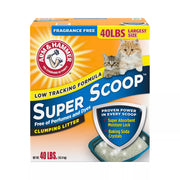 Arm & Hammer Super Scoop Clumping Fragrance Free Cat Litter 40 lb