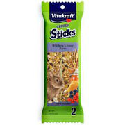 Vitakraft Crunch Sticks With Wild Berry & Honey Flavor Rabbit & Guinea Pig Treats 4 oz