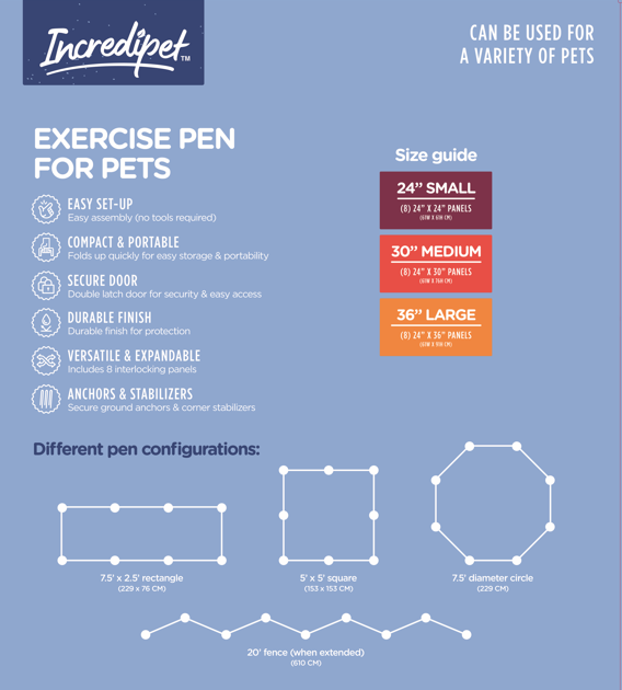 Incredipet Exercise Pen