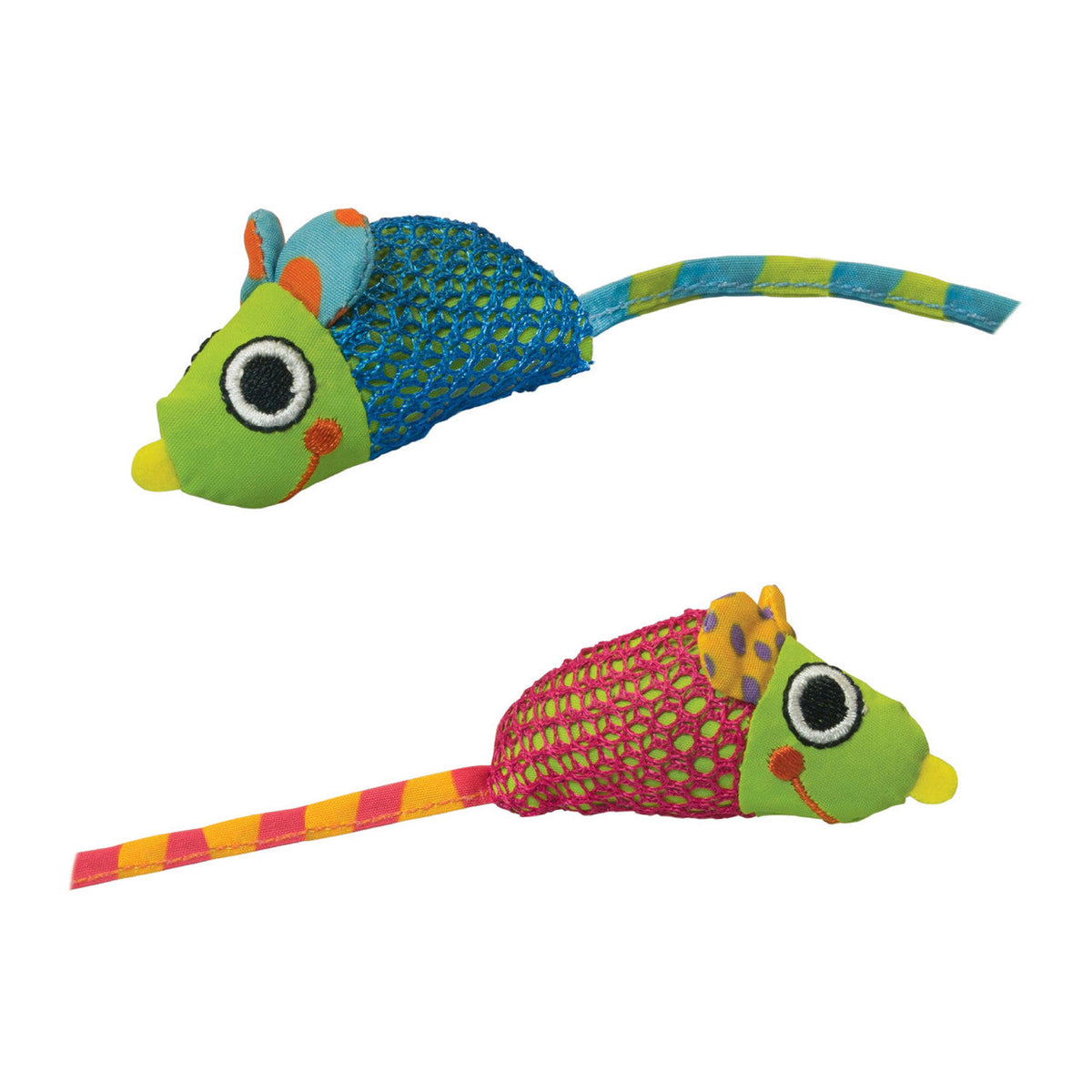 Catstages Catnip Chew Mice Dental Health Cat Toy 2 pk