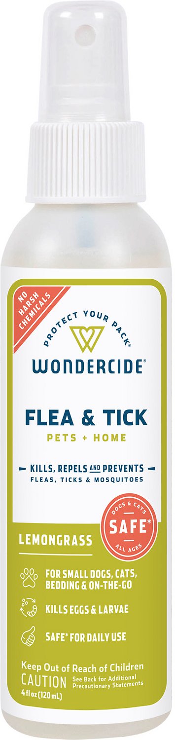 Wondercide Flea/Tick/Mosquito Natural Lemongrass Scent Home & Pet Spray