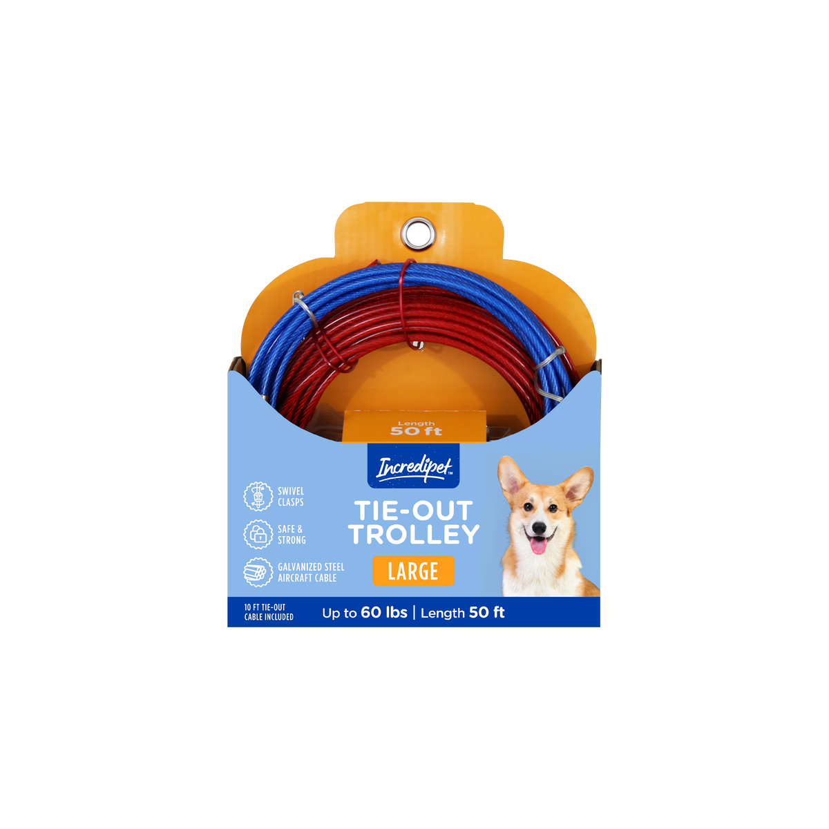 Incredipet Trolley Tie-Out System 50 ft