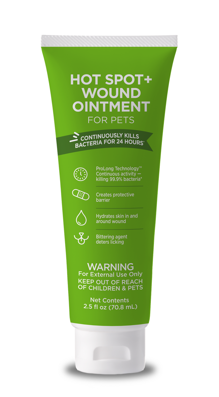 Vetality Anti-Bacterial, Anti-Fungal, Anti-Viral, Hot Spot & Wound Ointment for Pets 2.5 oz
