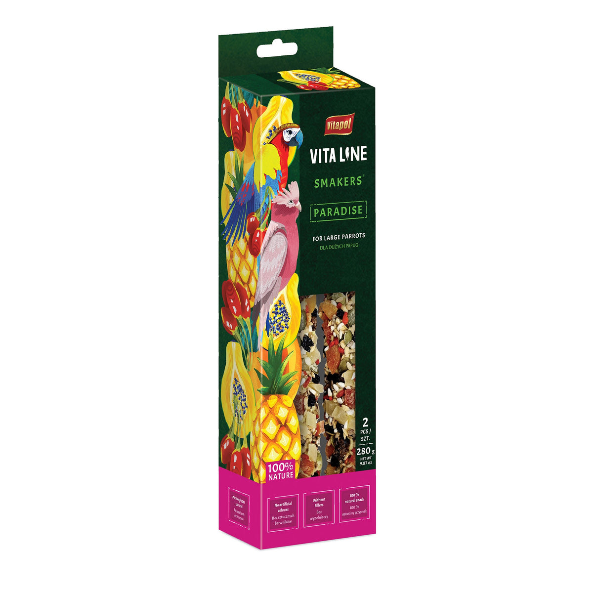 A&E Vitapol Vitaline Smakers Paradise for Large Parrots 2 pk