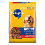 Pedigree Complete Nutrition Grilled Steak & Vegetable Flavor Adult Dry Dog Food