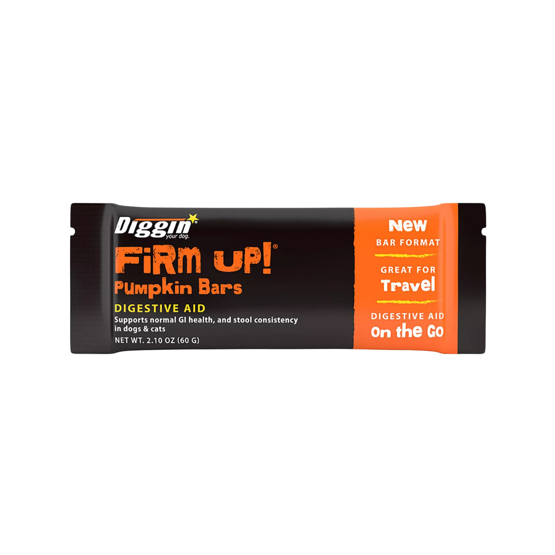 Super Snouts Firm Up! Pumpkin Bars Digestive Aid for Dogs & Cats 2.1 oz