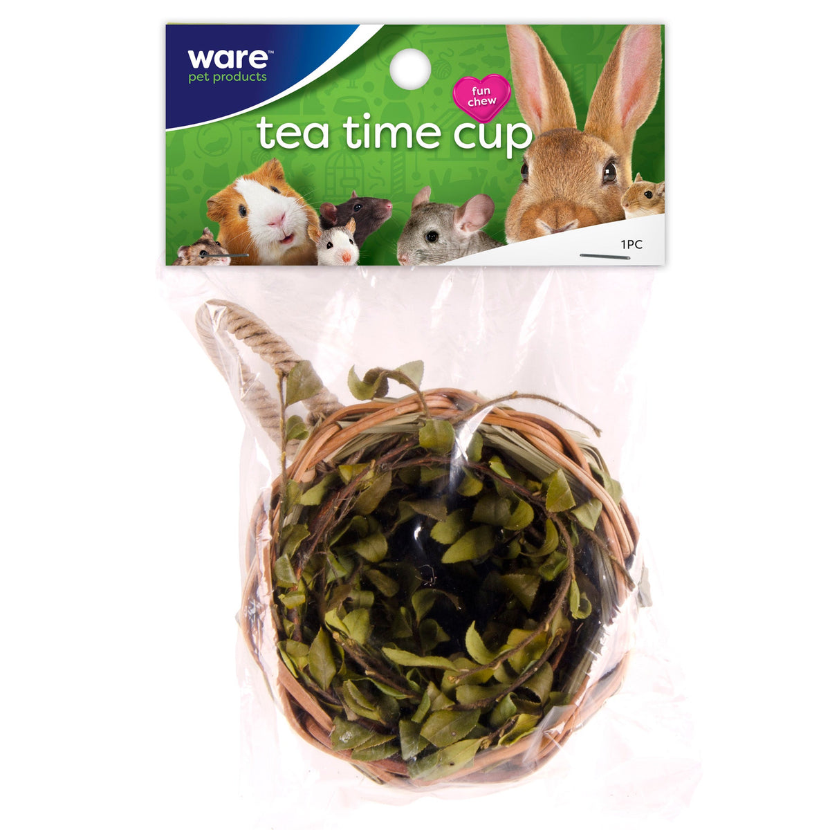 Ware Tea Time Cup Small Animal Chew Toy 4 x 5 in