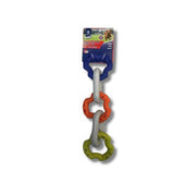 Akc Sport Vanilla-Scented Multi-Texture Chain Dog Toy 13 in