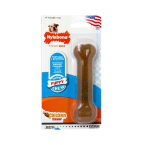 Nylabone Puppy Chew Teething Bone Dog Chew Toy up to 25 lbs
