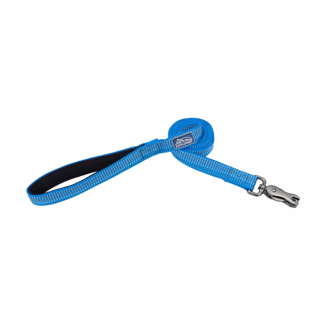 Coastal Pet Products K9 Explorer Brights Reflective Dog Leash- Lake 1/2 in x 6 ft