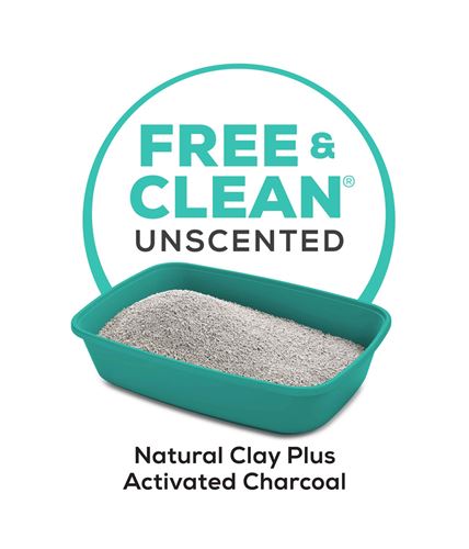 Tidy Cats Free & Clean Unscented Clumping Cat Litter 40 lb