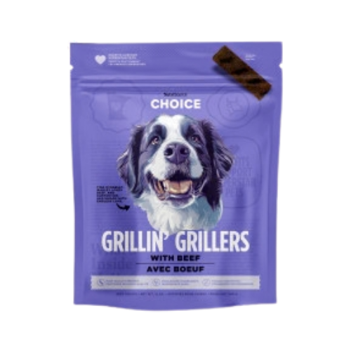 Nutrisource Beef Grillin' Grillers Dog Treats 12 oz