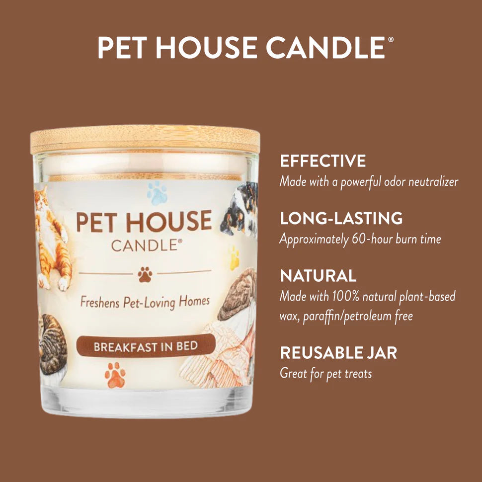 Pet House Breakfast in Bed Candle 9 oz