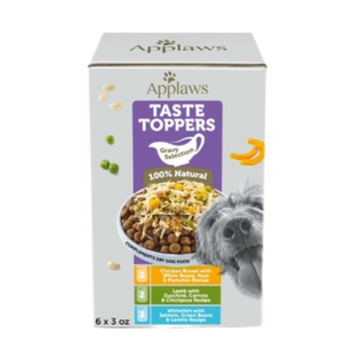 Applaws Gravy Pouch Variety Pack Wet Dog Food Topper 6 ct