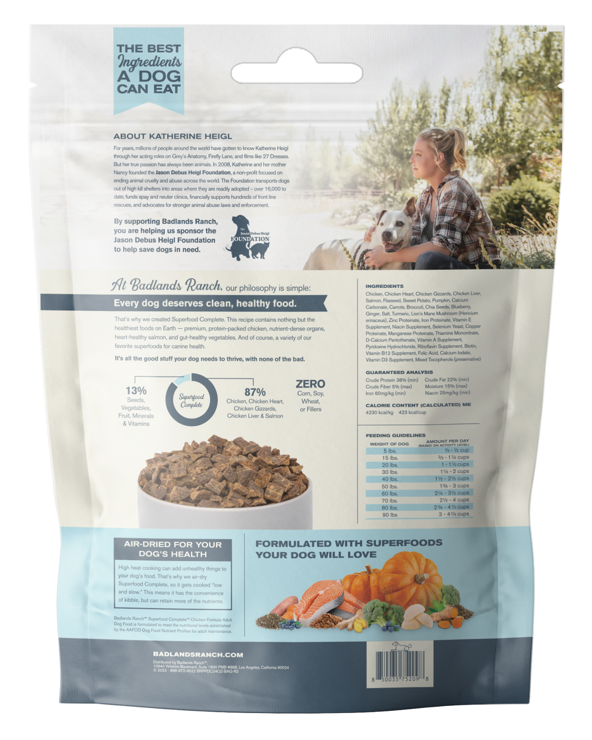 Badlands Ranch Superfood Complete Chicken Formula Adult Air-Dried Dog Food
