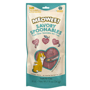 Meowee! Savory Spoonables Salmon, Tuna & Krill Lickable Cat Treats 4 ct