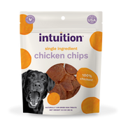 Intuition Single Ingredient Chicken Chips Naturally Air-Dried Dog Treats 3.5 oz