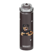 E & S Imports Serengeti Rottweiler Stainless Steel Water Bottle 24 oz