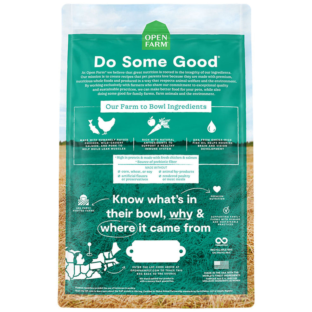 Open Farm Puppy Grain-Free Chicken & Salmon Recipe Dry Dog Food