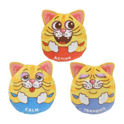 Incredipet High Jinx Cat Head Catnip Toys, Assorted