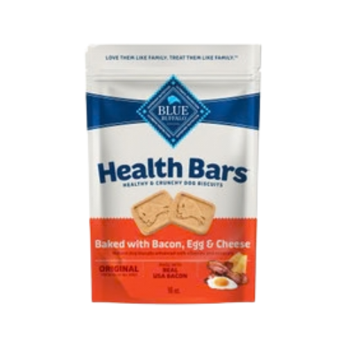 Blue Buffalo Health Bars With Bacon, Egg & Cheese For Dogs 16 oz
