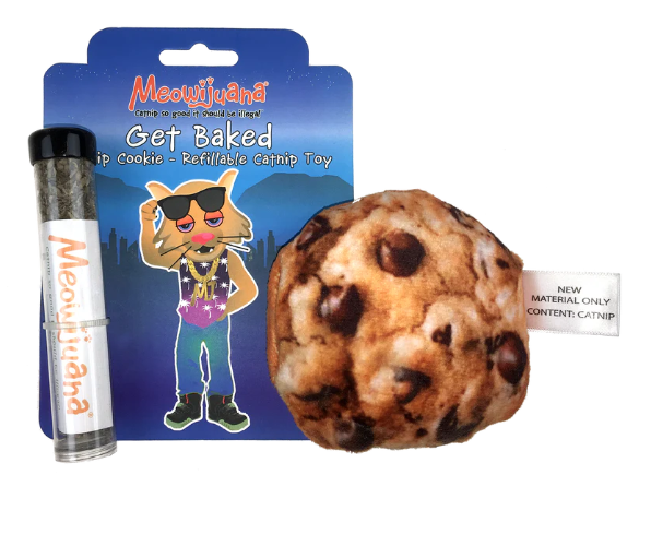 Meowijuana Get Baked Cookie Cat Toy