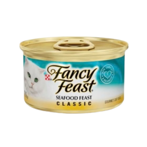 Fancy Feast Classic Pate Seafood Feast Canned Cat Food