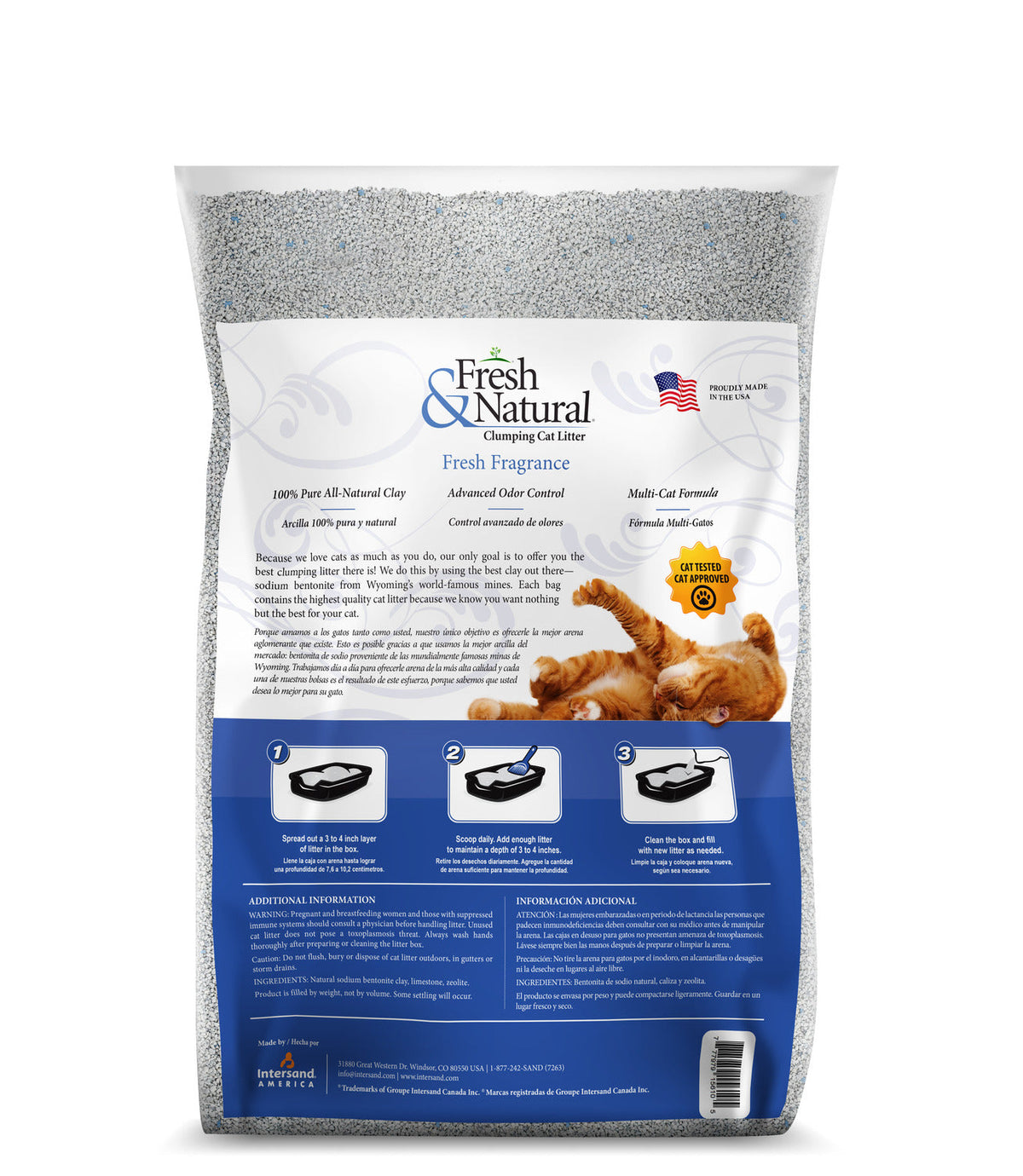 Fresh & Natural Clumping Scented Cat Litter