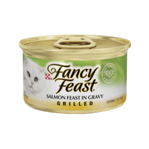 Fancy Feast Grilled Salmon Feast In Gravy Canned Cat Food
