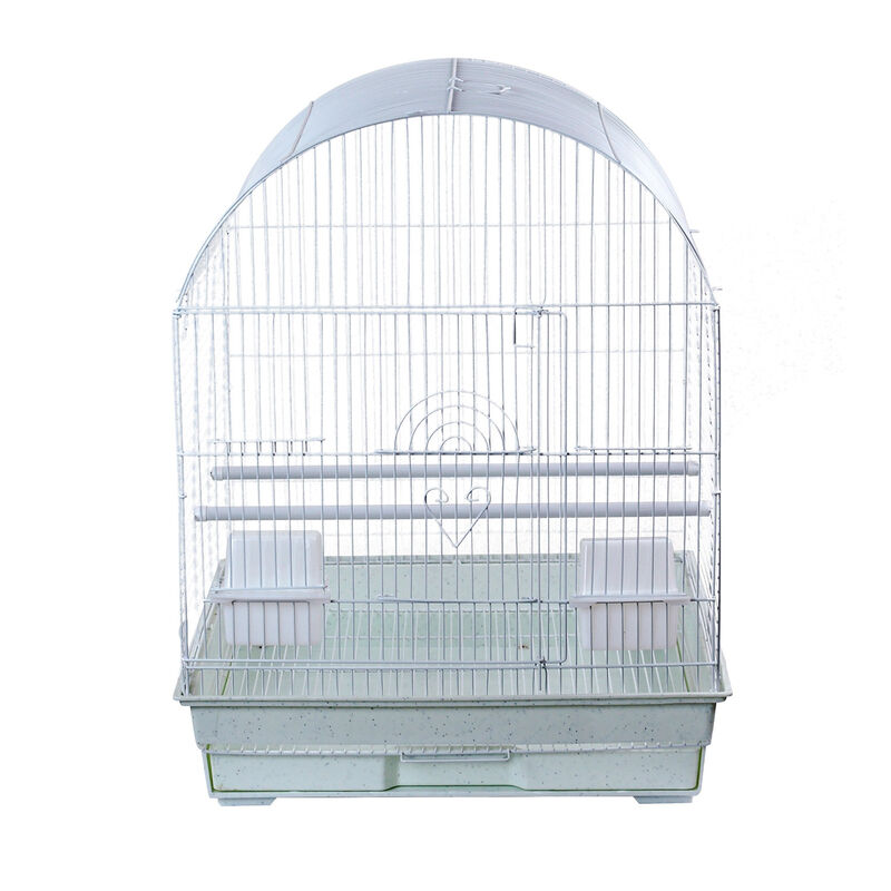 A&E Dome Top White Bird Cage 18 x 18 x 22 in