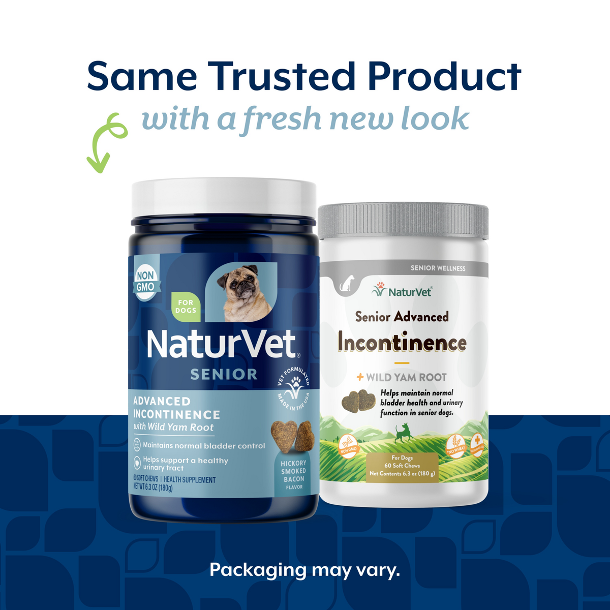 Naturvet Senior Advanced Incontinence Dog Soft Chews 60 ct