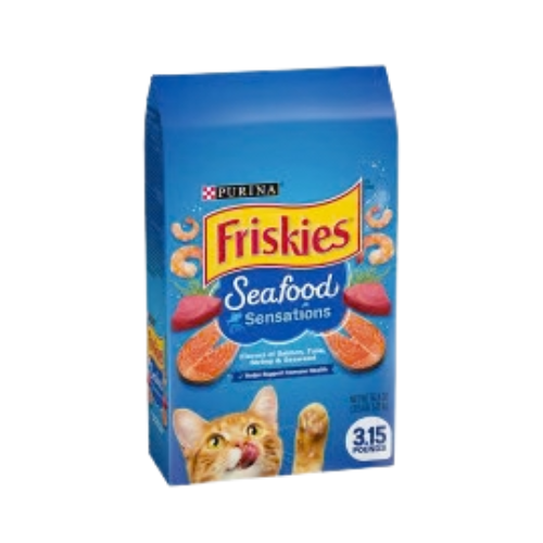 Friskies Seafood Sensations With Immune Health Support Dry Cat Food