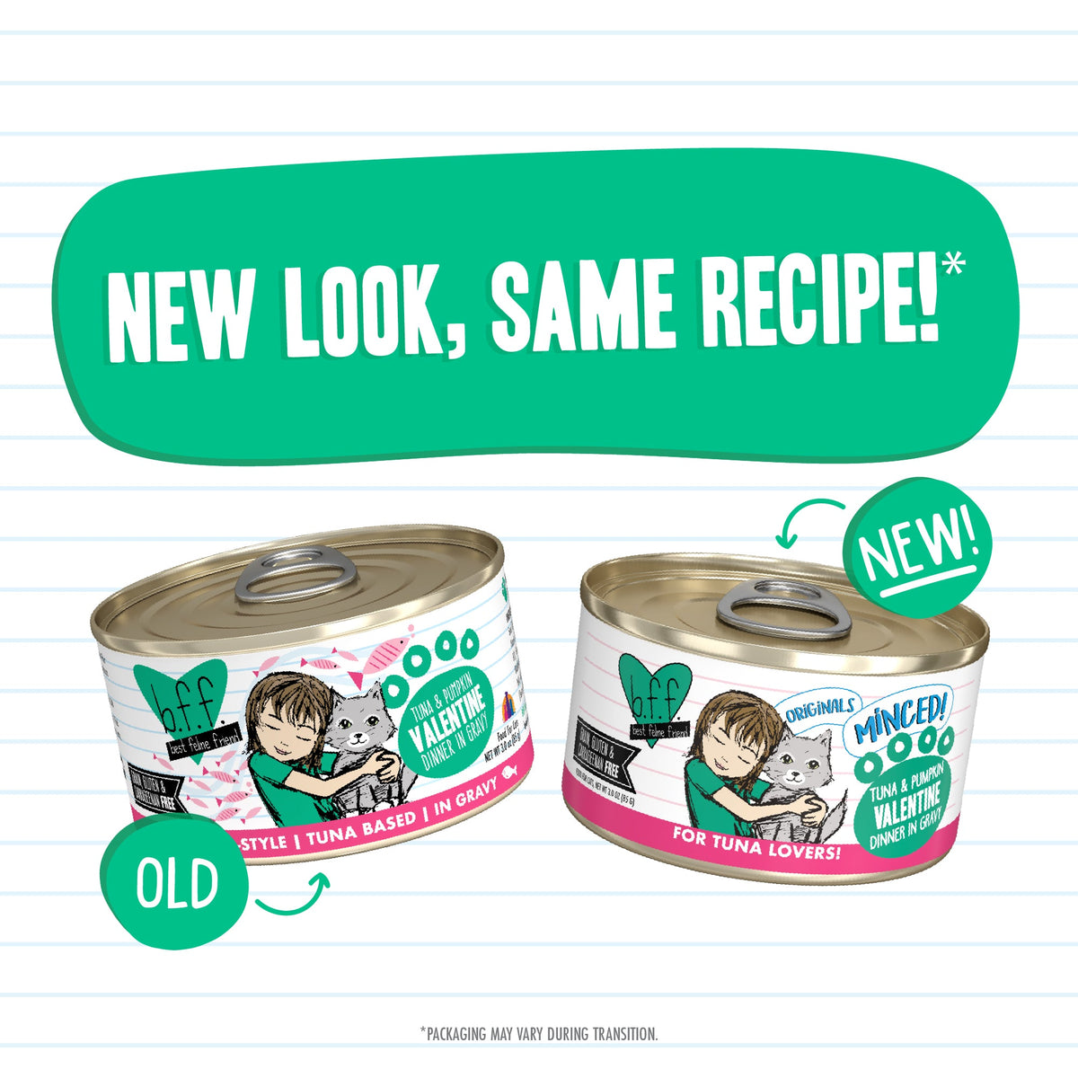 Weruva B.F.F. Tuna & Pumpkin Valentine Dinner Grain-Free Canned Cat Food