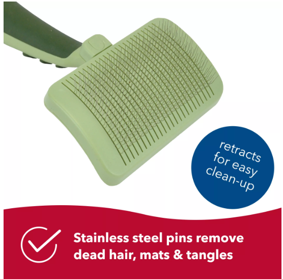 Coastal Pet Products Safari Self-Cleaning Slicker Dog Brush